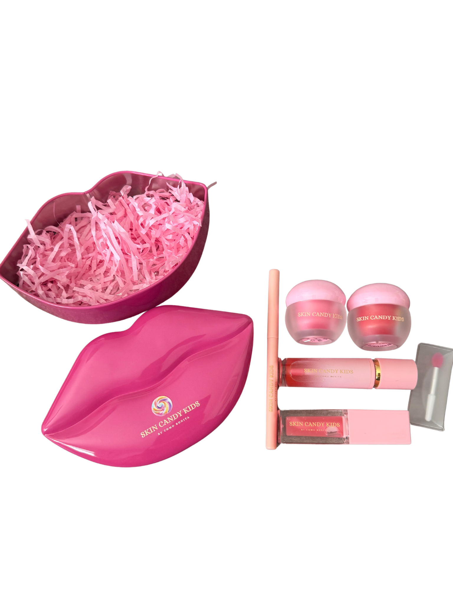 Skin Candy Kids Sweet Lips Gift Tin | 6-Piece Lip Care Set