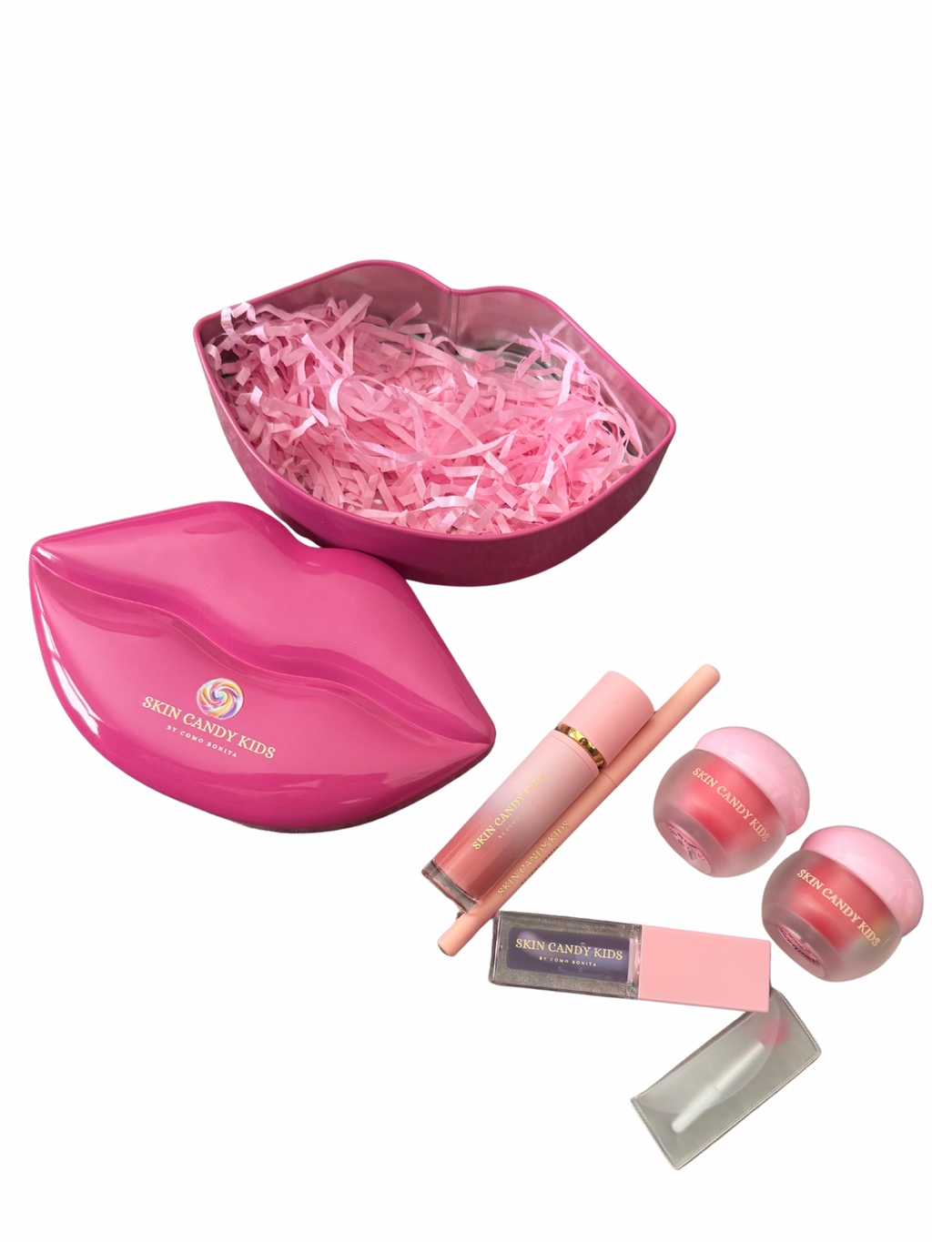 Skin Candy Kids Sweet Lips Gift Tin | 6-Piece Lip Care Set
