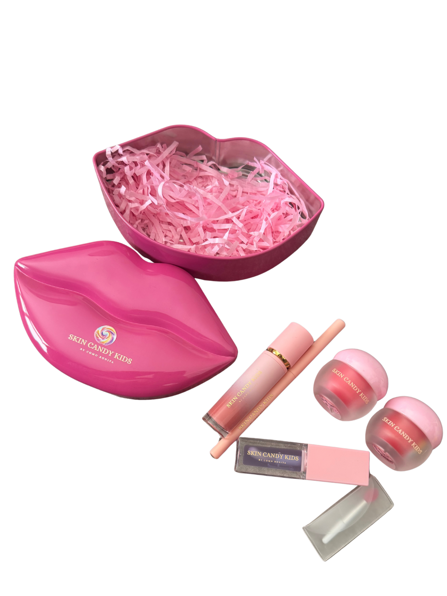 Skin Candy Kids Sweet Lips Gift Tin | 6-Piece Lip Care Set